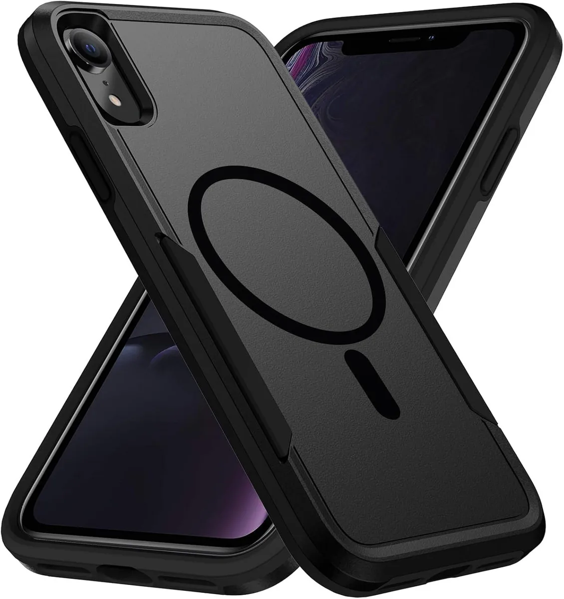 TAURKENAM TAURKENAM iPhone XR Magnetic Case Black 6.1 inch — product photo