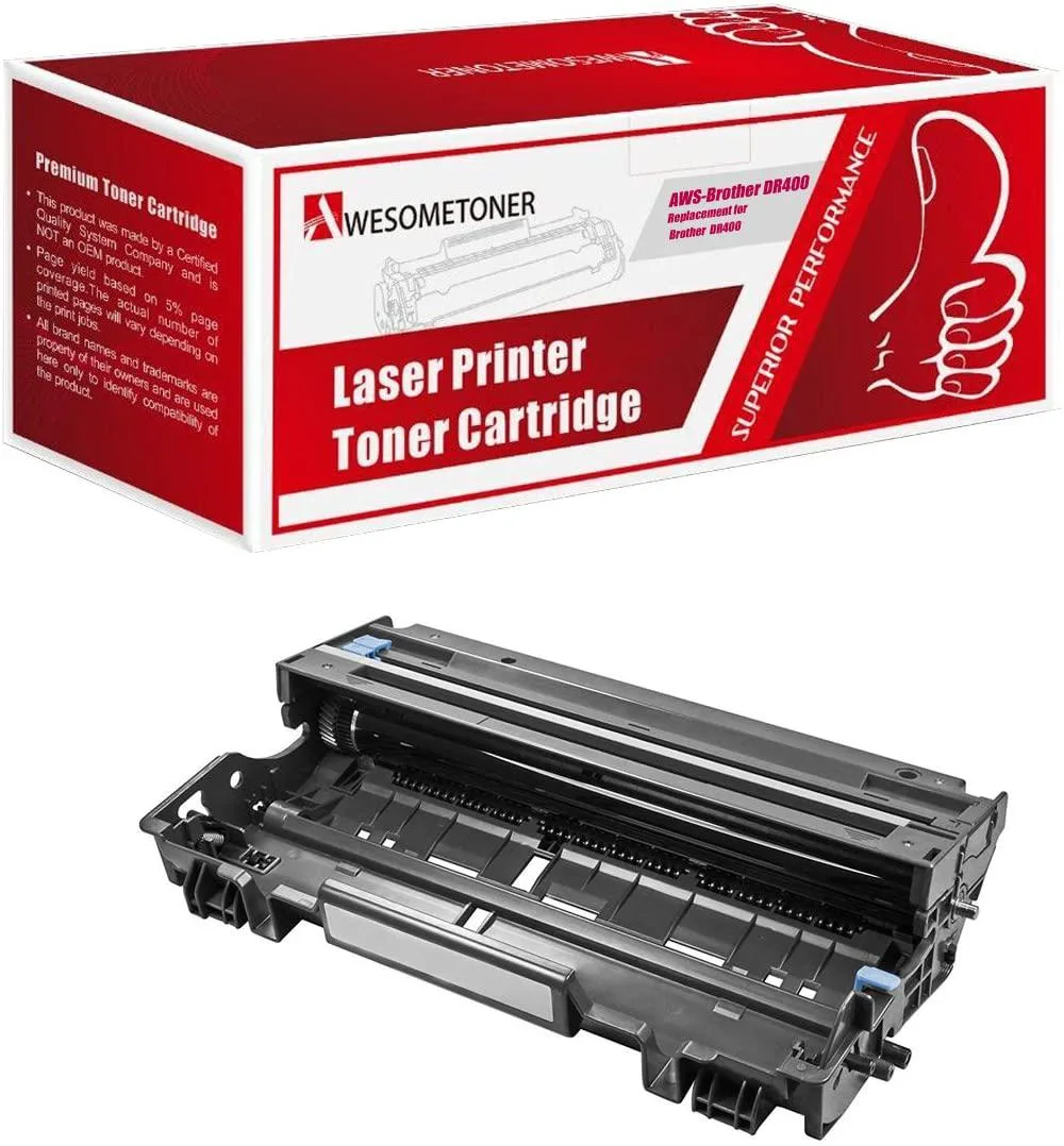 Black drum cartridge DR400 in sealed packaging