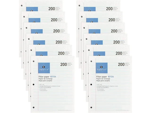 Sparco Products Sparco Products 82124BD Filler Paper 10.50" x 8.00" 200 Sheets — product photo