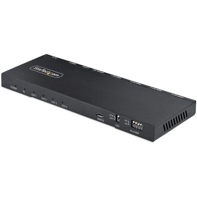 STARTECH STARTECH HDMISPLITTER44K60S 4-Port HDMI Splitter 4K 60Hz Repeater — product photo