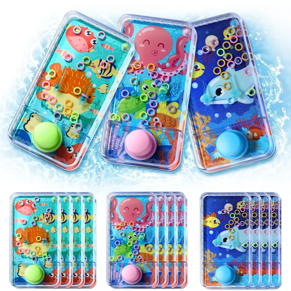  Cleboen WaterGame001 12 Pack Handheld Water Games 2.5 x 5.1 in — product photo