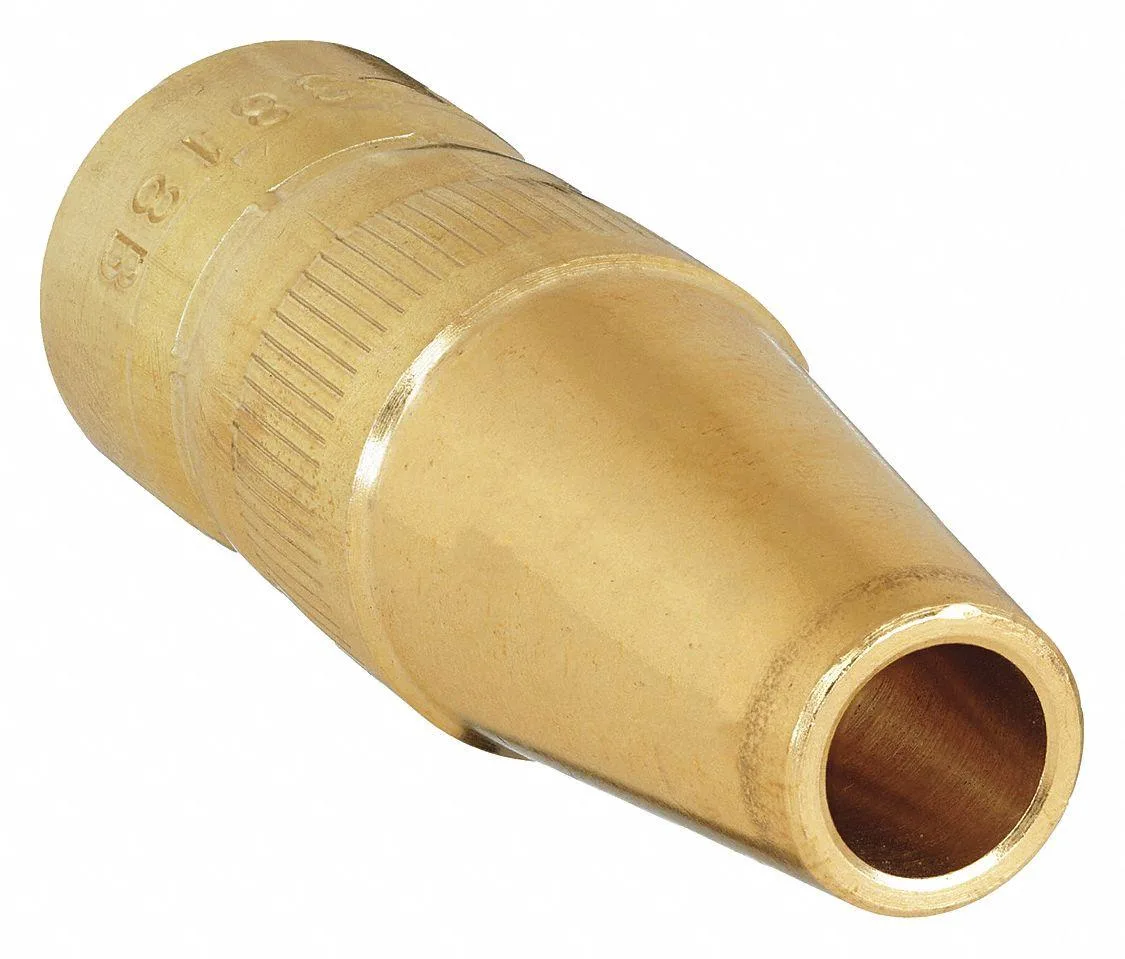 Bernard Bernard 360-NST-3818B Brass Tapered MIG Welding Nozzle 1/8" Recess — product photo