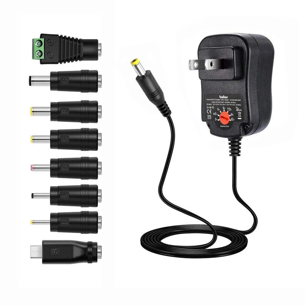  Dell PA-30120W-ZMX 12W Adjustable Voltage Micro USB Power Adapter — product photo