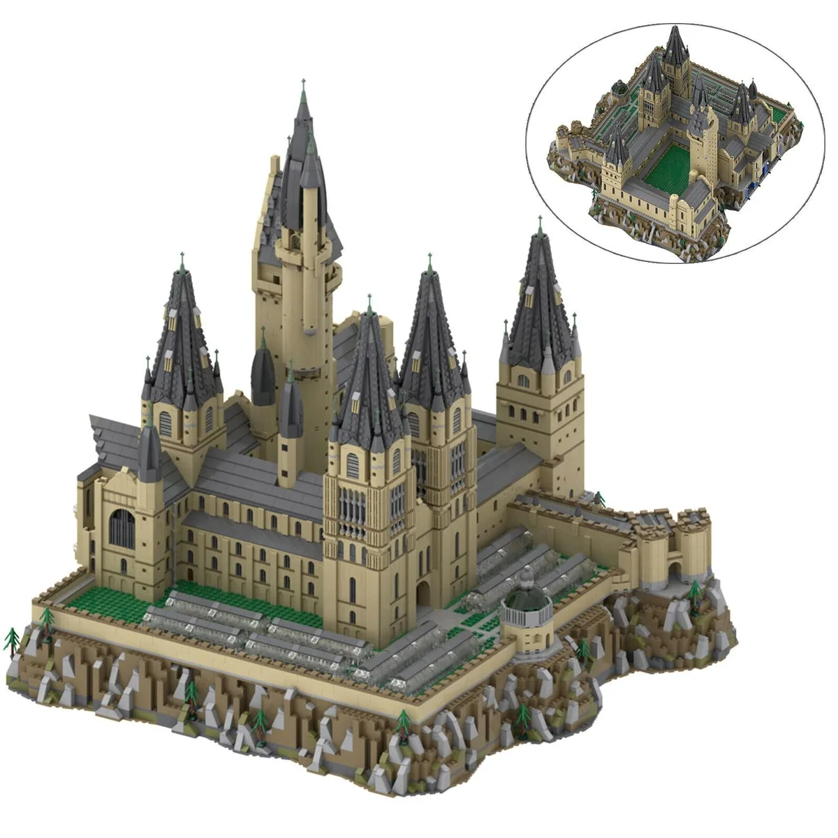 ZITIANYOUBUILD ZITIANYOUBUILD MOC-30884 Epic Castle Extension 12844 Pieces Part B — product photo