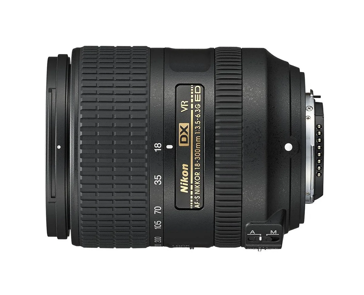 Nikon Inc Nikon AF-S DX NIKKOR 18-300mm f/3.5-6.3G ED VR Zoom Lens camera kit — product photo