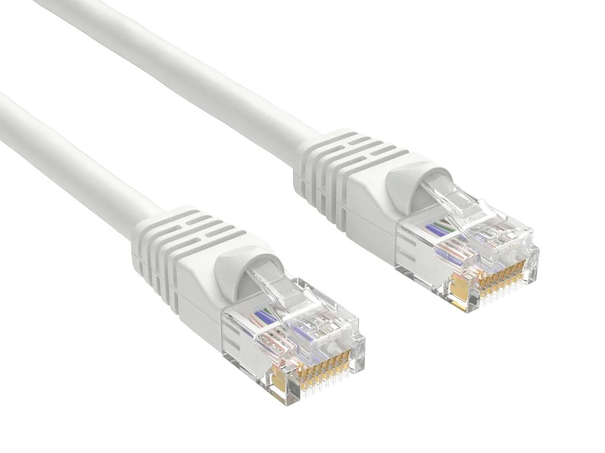 Cable Leader Cable Leader Cat5e Ethernet Cable 50ft White 24AWG 350MHz — product photo
