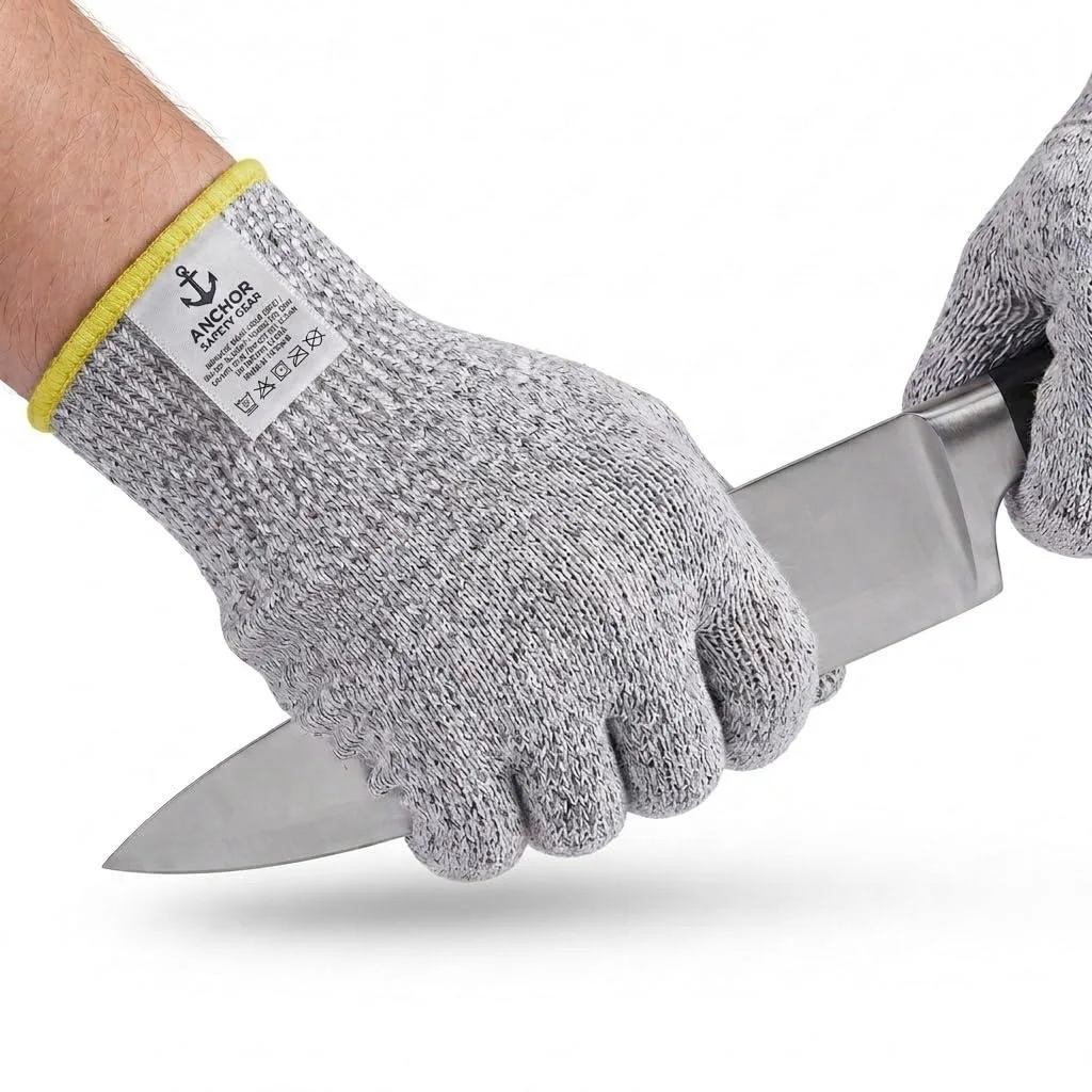  Vibe ASG-L5-S Cut Resistant Glove Size 8 Gray — product photo