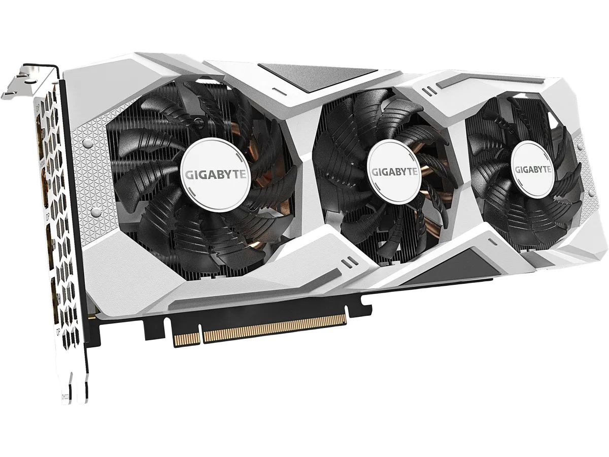GIGABYTE GIGABYTE GeForce RTX 2060 SUPER White Gaming OC 8GB graphics card — product photo