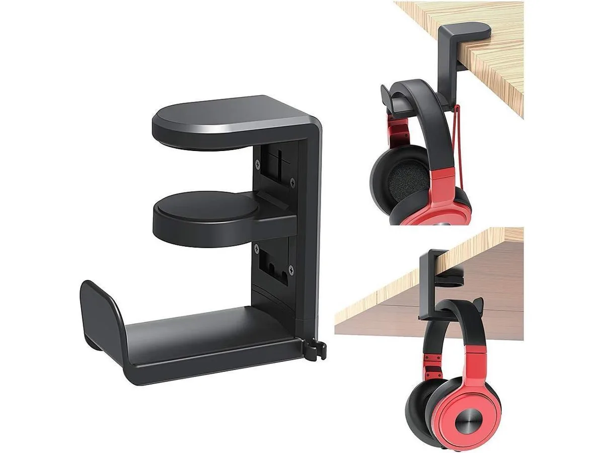 KEHIPI KEHIPI Headphone Hook Holder Black 40mm — product photo
