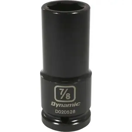 Black phosphate 3/4-inch drive deep socket 7/8-inch 6-point finish