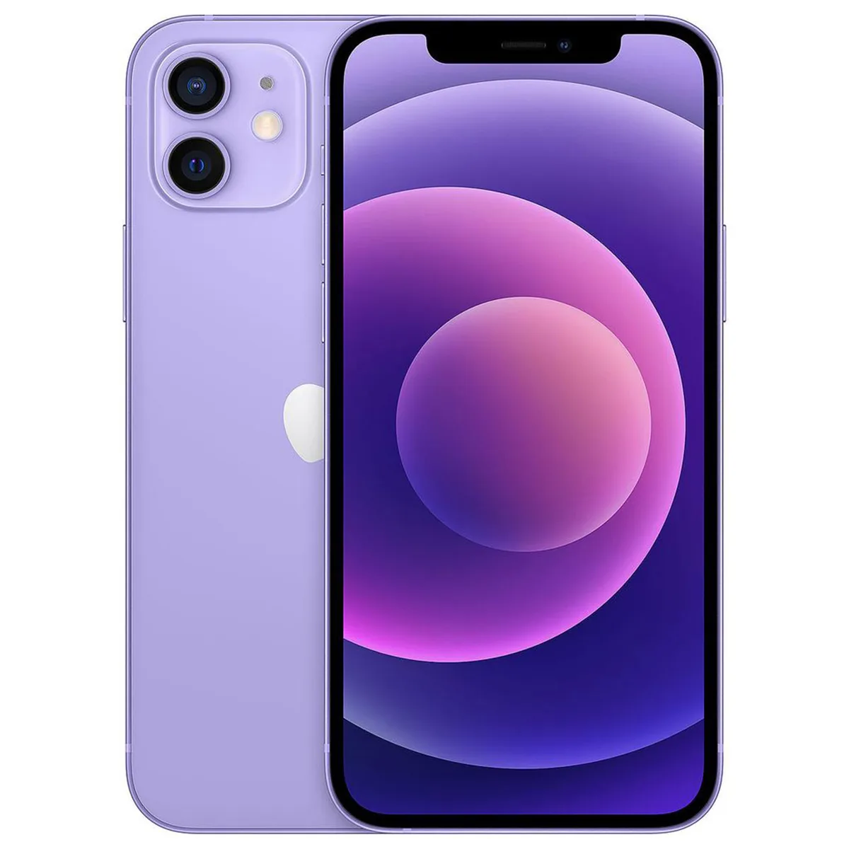 Apple Apple iPhone 12 256GB Purple MJNG3LL/A cell phones - unlocked — product photo