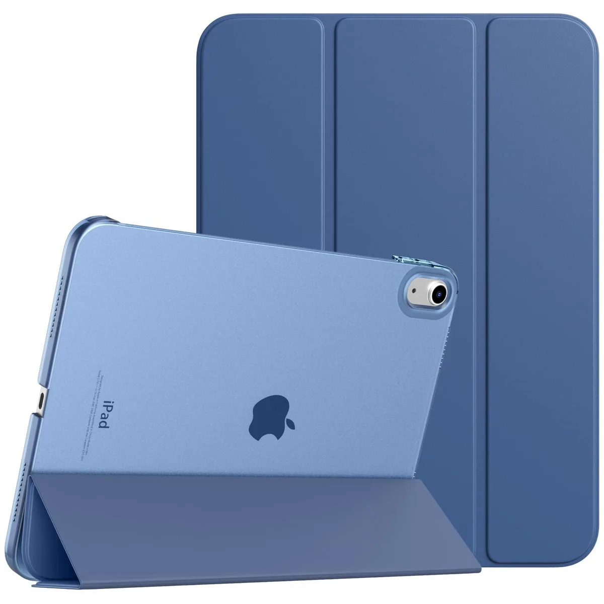 TiMOVO iPad 11th Gen 11 Inch 2025 / 10th Gen 10.9 Inch 2022 Slim Stand Cover Hard Translucent Back Abyss Blue — product photo