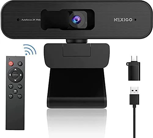 NexiGo NexiGo N940P 2K Webcam 2560x1440 30fps Black — product photo
