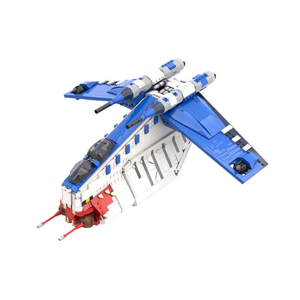 ZITIANYOUBUILD ZITIANYOUBUILD Low Assault Altitude Transport LAAT Muunilinst 10 Ship 1630 Pieces Educational Building Set — product photo