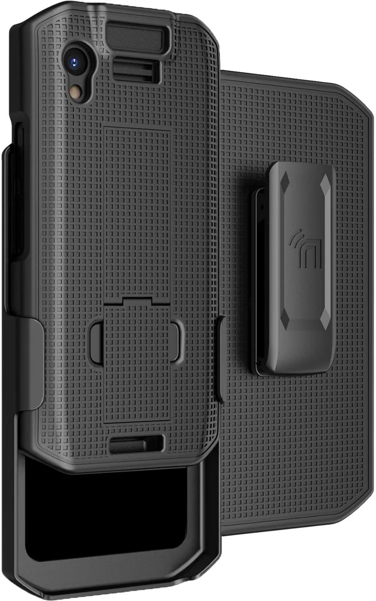 Nakedcellphone Nakedcellphone Kickstand Case + Belt Clip Holster Combo for Zebra TC21 TC26 — product photo