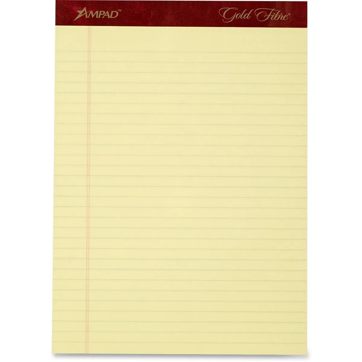 TOPS TOPS 20032 Letter Pad 50 Sheet Yellow 8.50x11 .34 Rule — product photo