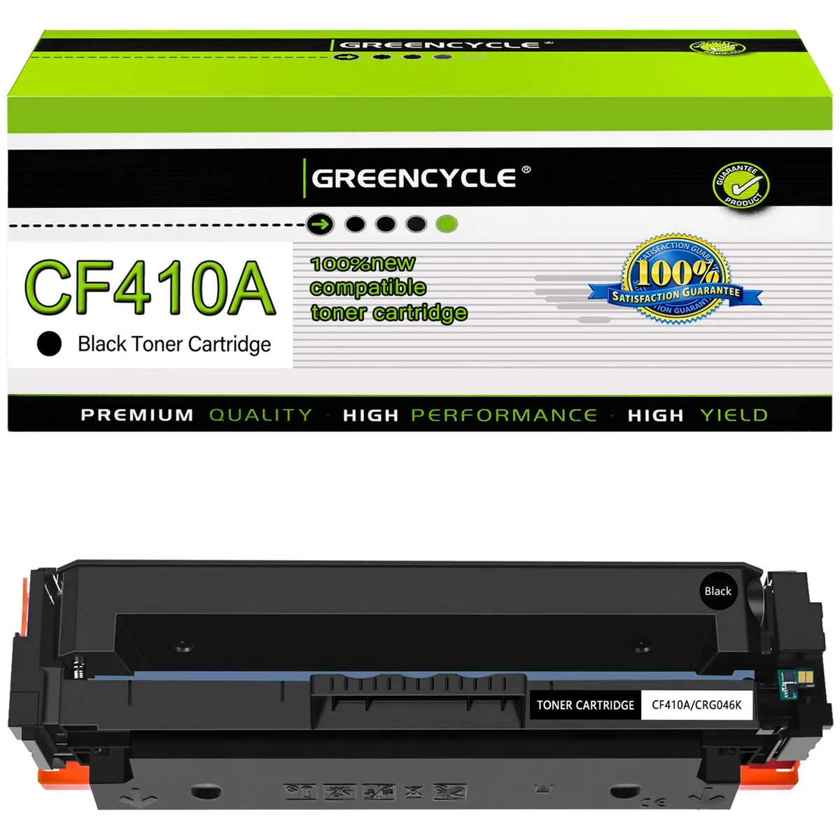 GREENCYCLE GREENCYCLE 410A CF410A Black Toner Cartridge 2300 pages — product photo