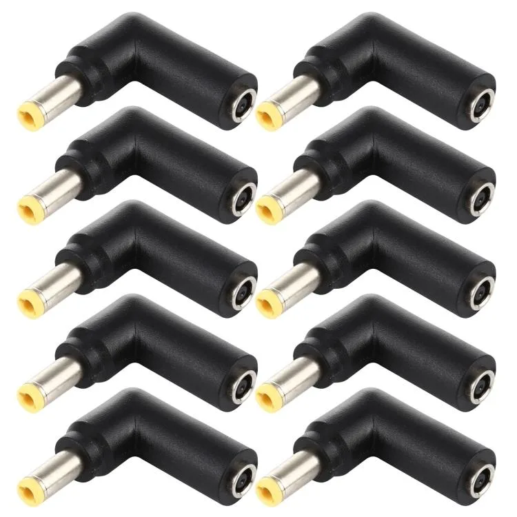eForChina eForChina 4.5 x 3.0mm Female to 5.5 x 2.5mm Male Elbow Adapter 10 PCS — product photo