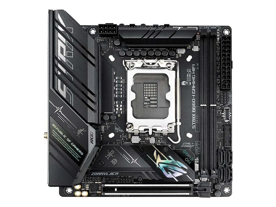 ASUS ASUS ROG STRIX B660-I GAMING WIFI DDR5 96GB Mini-ITX Intel motherboard — product photo