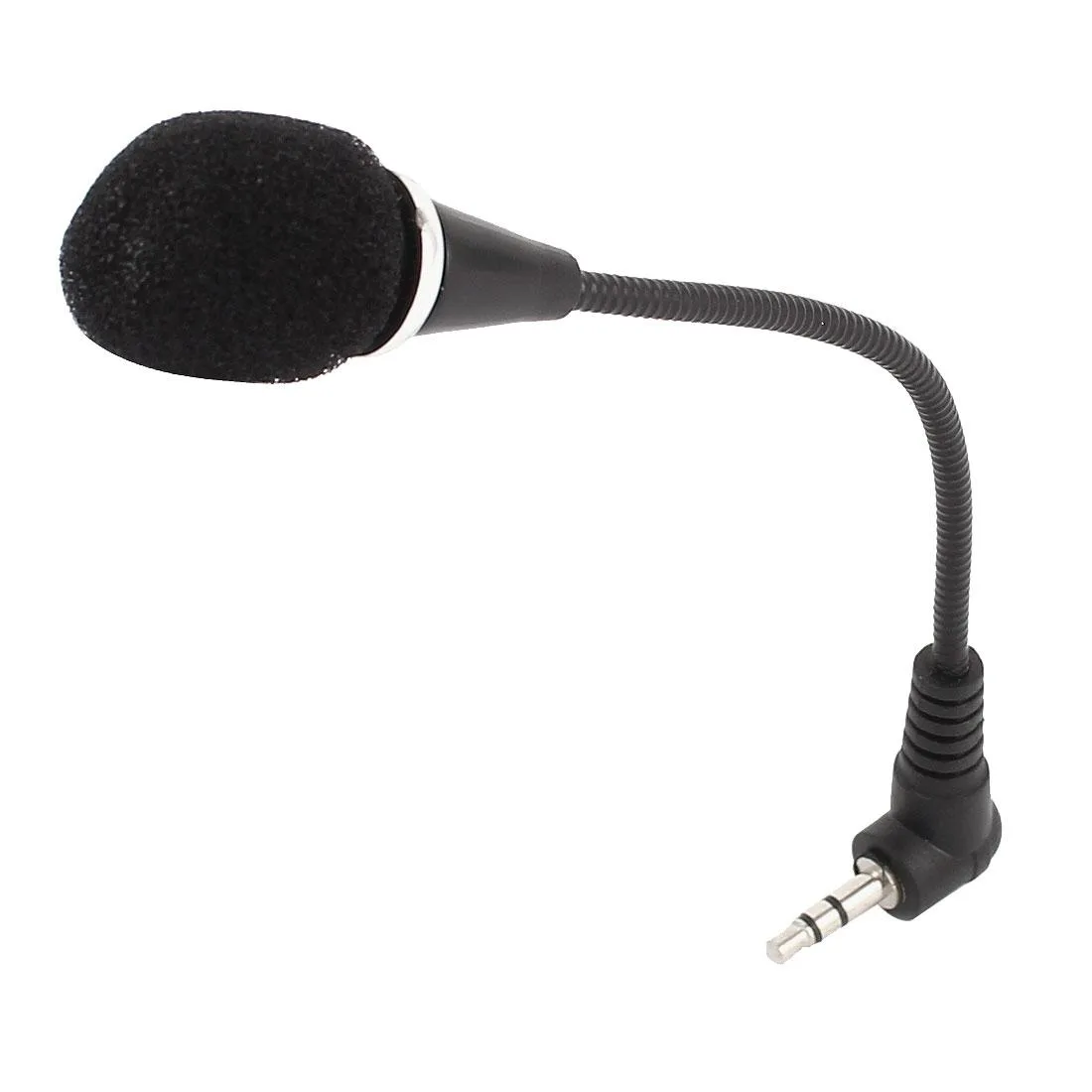 Unique-Bargains Unique-Bargains 3.5mm Mini Microphone Black 17cm 13g — product photo