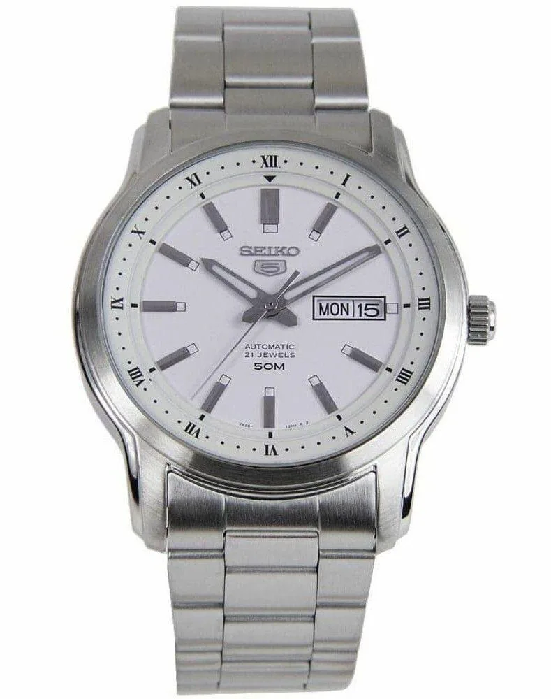 Seiko Seiko 5 SNKP09 Automatic White Dial 42 mm Watch — product photo