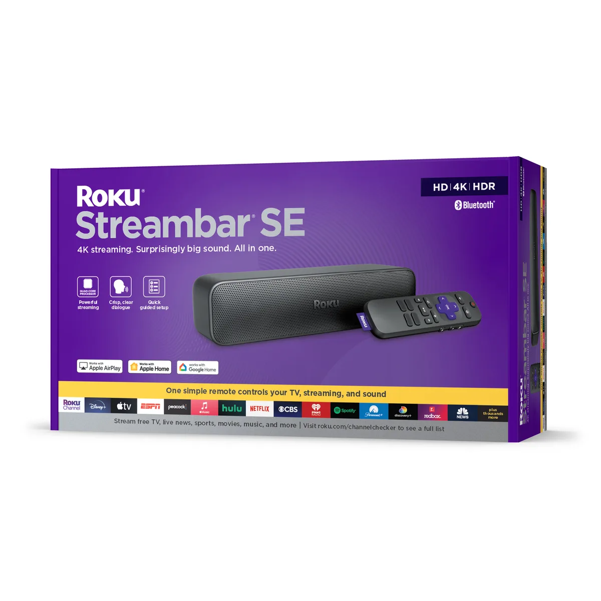 Roku Roku 9104R Streambar SE 4K HDR TV Tuner — product photo