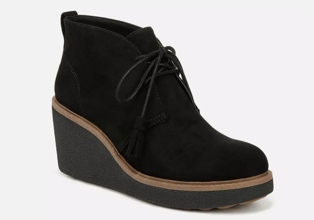 Dr. Scholl's Dr. Scholl's Aurora Wedge Bootie Black US 8.5 — product photo
