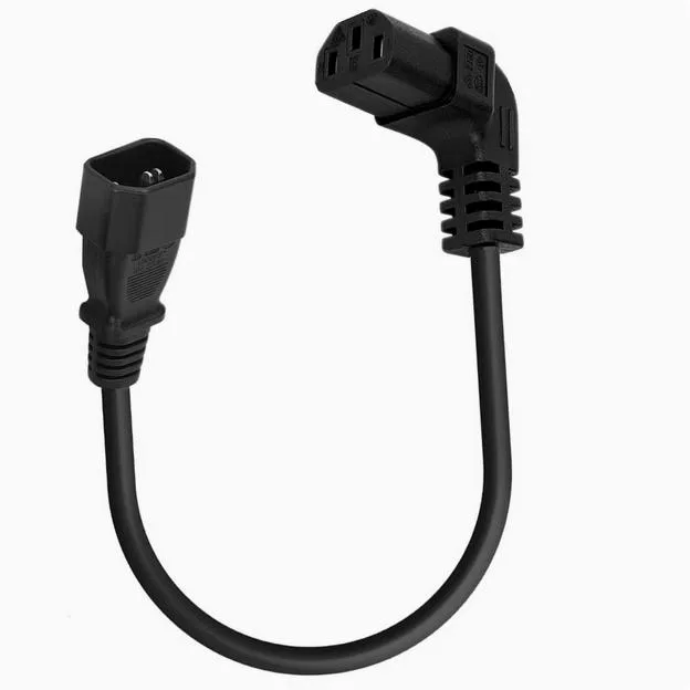 Enfain Enfain 90° C13 to C14 40 cm computer power cord — product photo