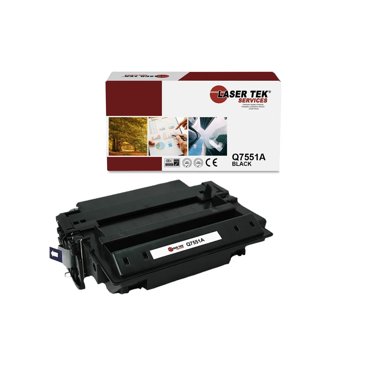 Laser Tek Services Laser Tek Services Q7551A (51A) Black Toner Cartridge 6500 Pages — product photo