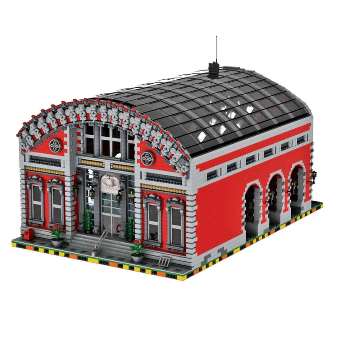 ZITIANYOUBUILD ZITIANYOUBUILD MOC-134062 Massive Train Station 7432 Parts — product photo