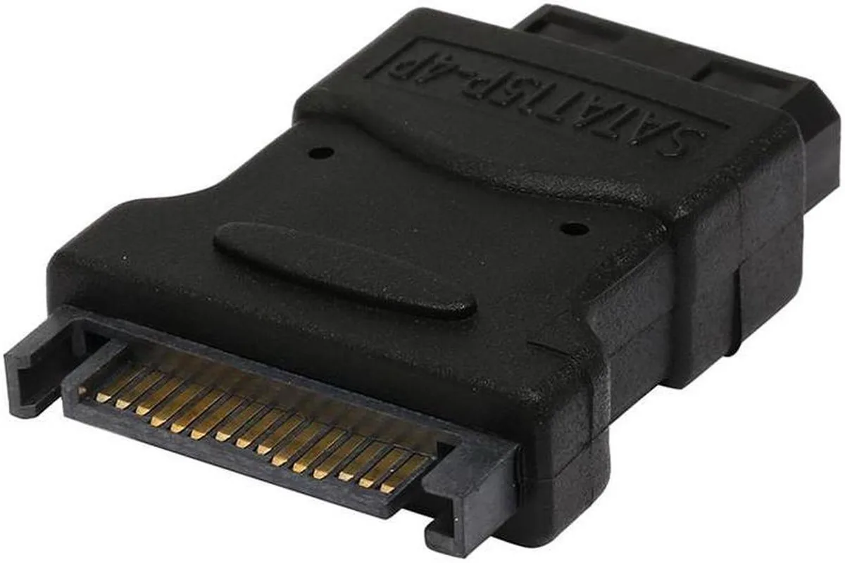 Vszerda Vszerda SATA to Molex Adapter 15Pin Male to 4Pin LP4 Female Power Cable — product photo