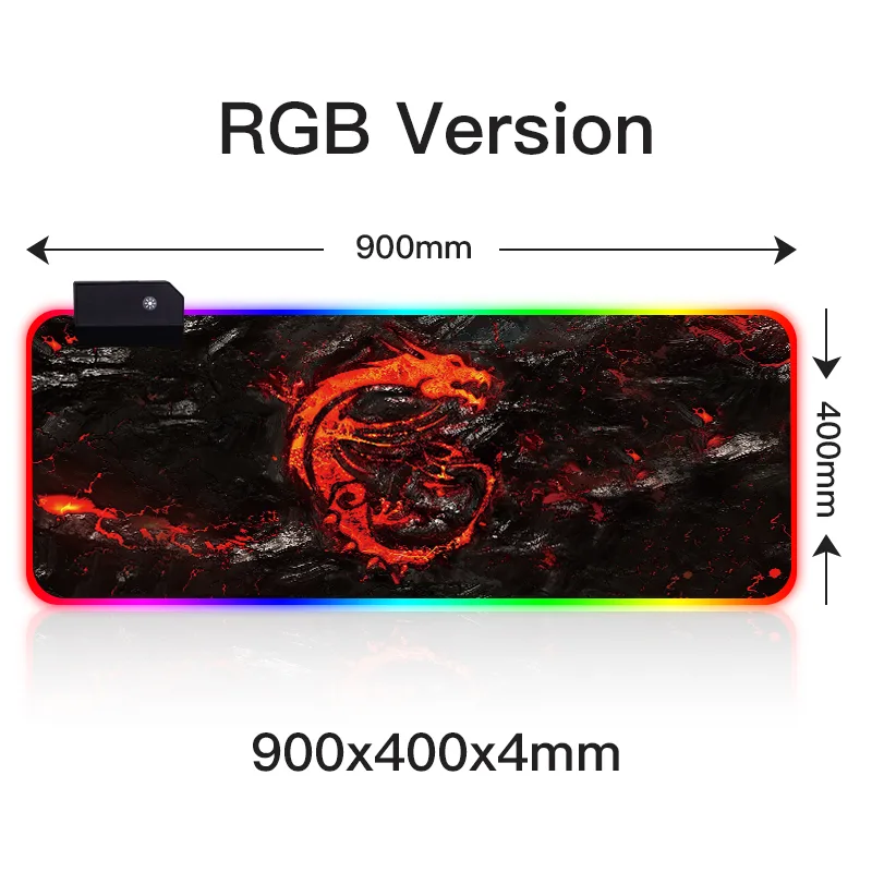 SOVAWIN SOVAWIN RGB LED Gaming Mouse Pad XXXL 11 Modes Black — product photo