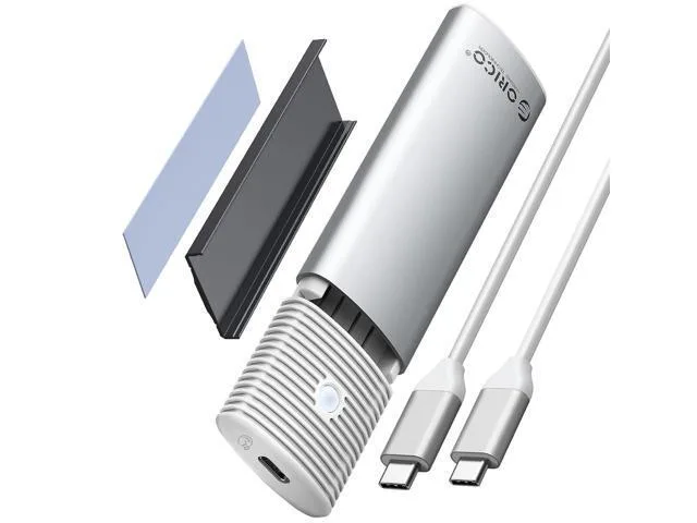LORDWORLD LORDWORLD M.2 NVMe SATA Enclosure Adapter 10Gbps USB-C 3.2 Gen 2 2230-2280 — product photo