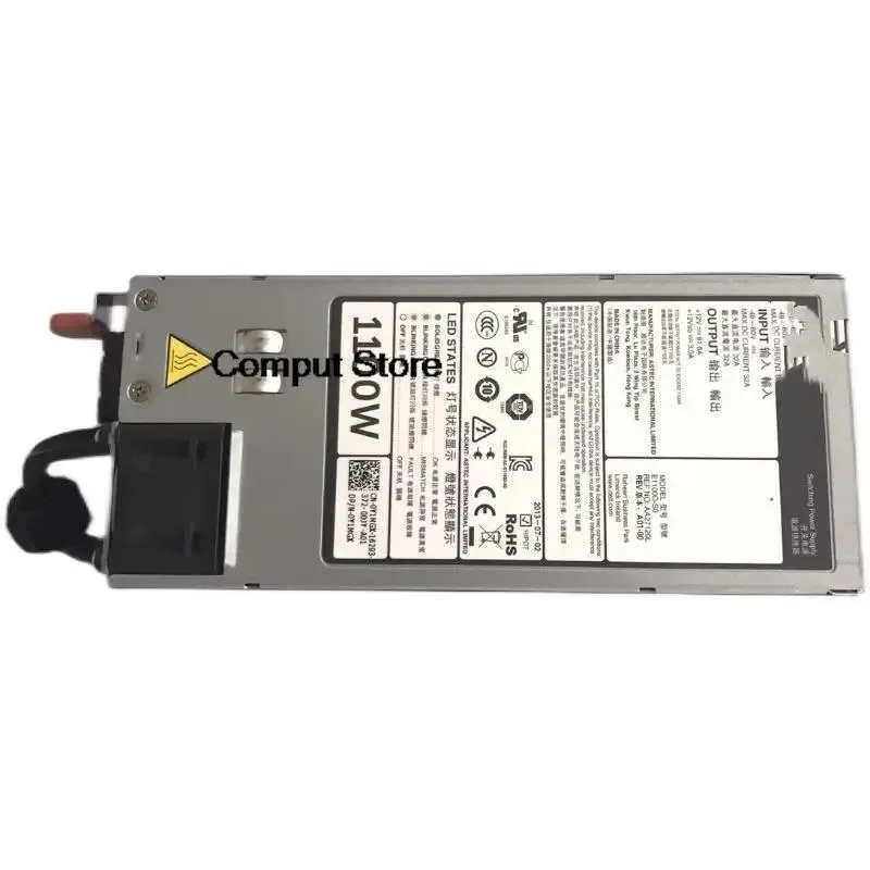KHACHIMO KHACHIMO 48V DC 1100W Power Supply R720 R730 R740 E1100D-S0 5G4WK — product photo
