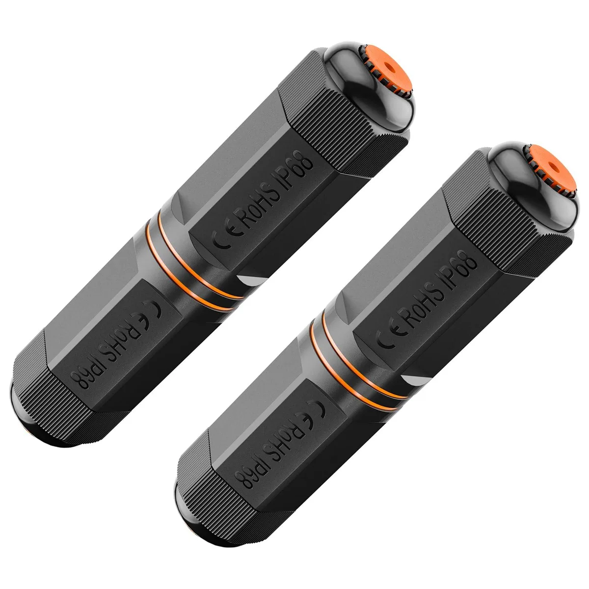 Vszerda Vszerda CAT6A Waterproof RJ45 Coupler IP68 2-Pack 5.3 in — product photo