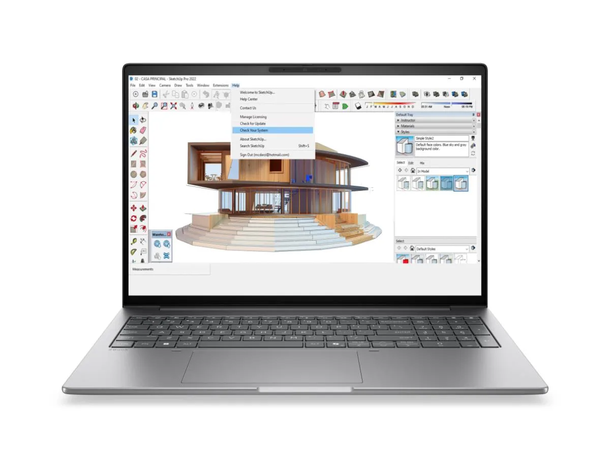 HP HP ZBook 8 G2a DK8L6UT#ABA laptop Ryzen AI 7 PRO 450 64GB DDR5 1TB Radeon 860M 16.0" Touchscreen — product photo