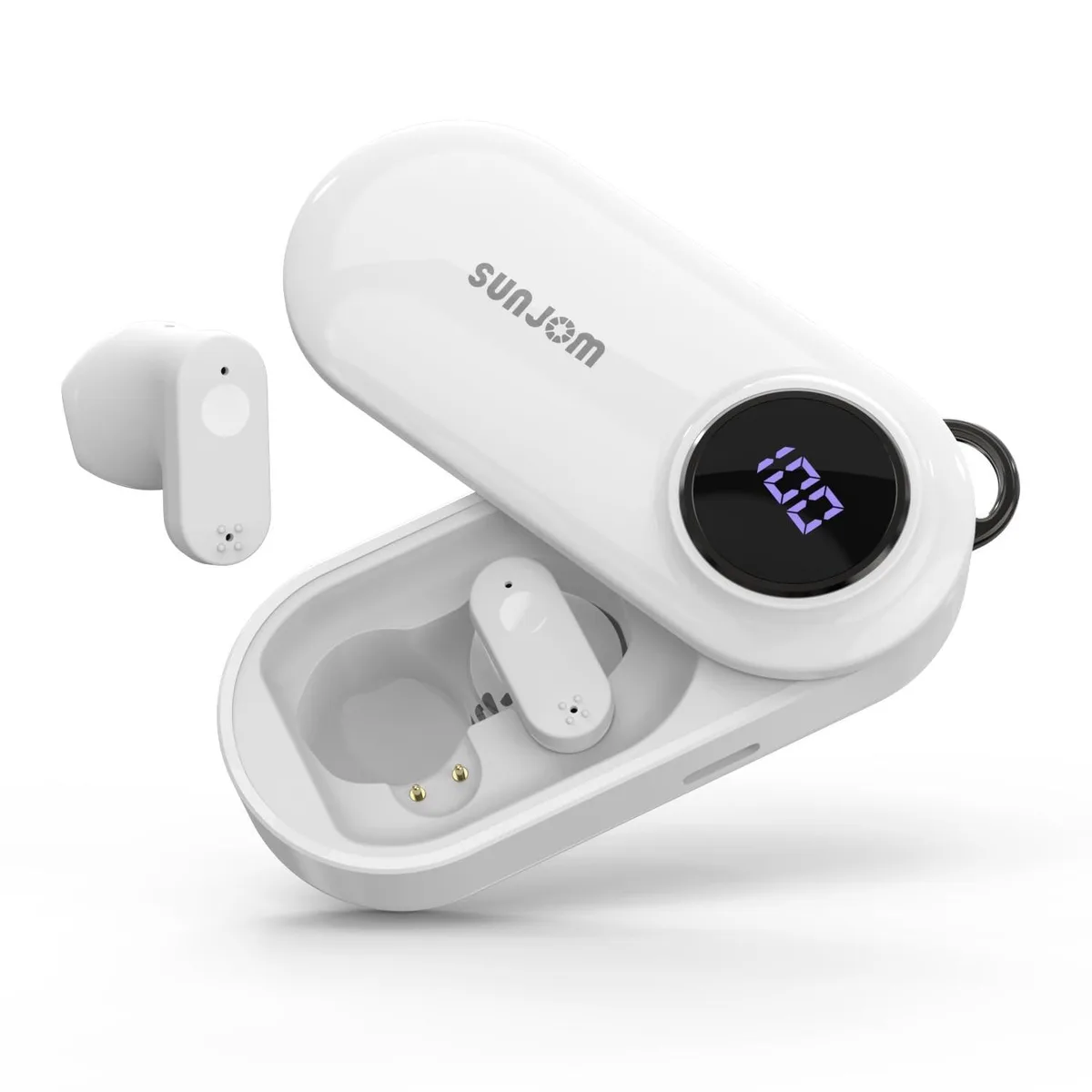 BoYata BoYata Wireless Earbuds White 2 in 1 accessory — product photo