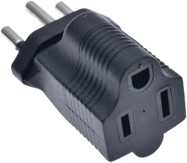 TeKit TeKit 1G-11A USA NEMA 5-15R to Swiss SEV 1011 Adapter Blue — product photo