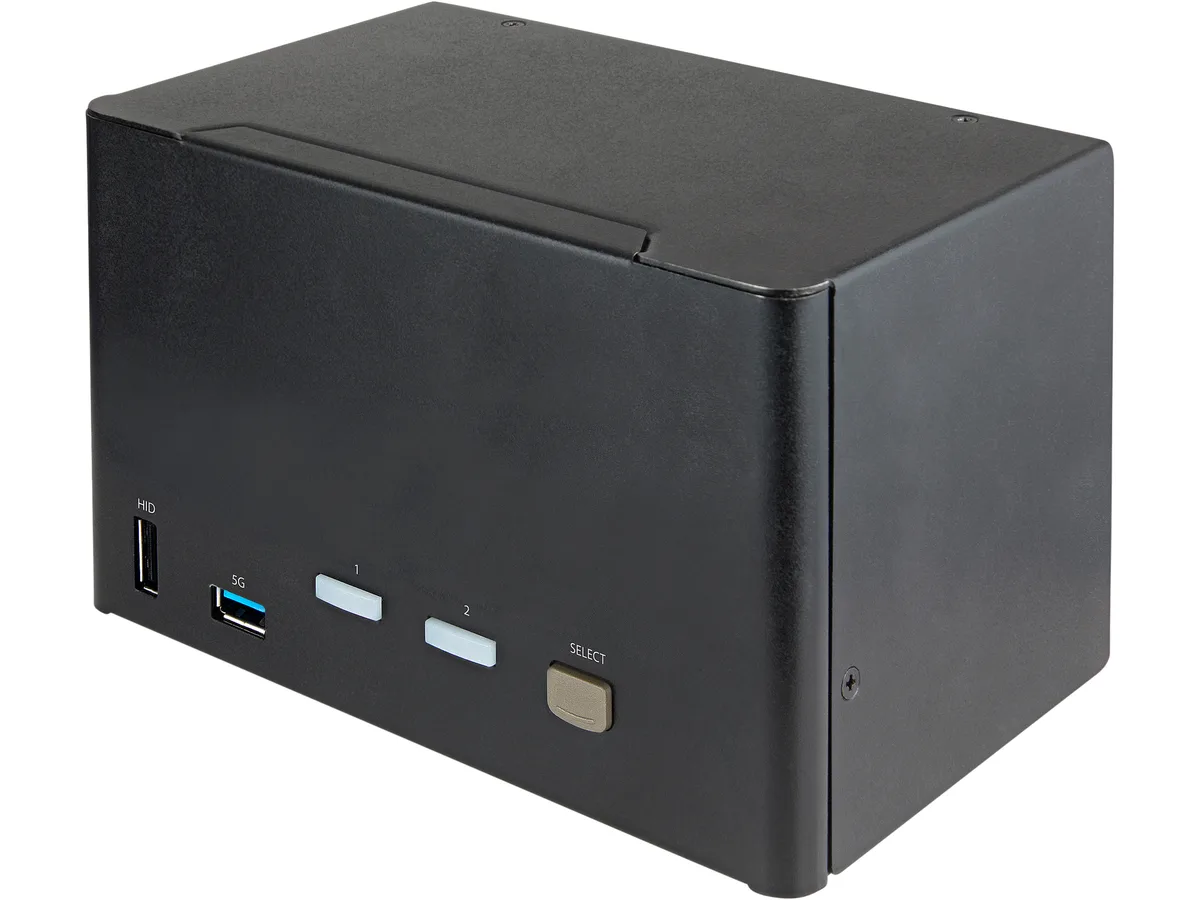 STARTECH STARTECH SV231QDPU34K 2-port 4-monitor DisplayPort KVM switch 4K 60Hz — product photo