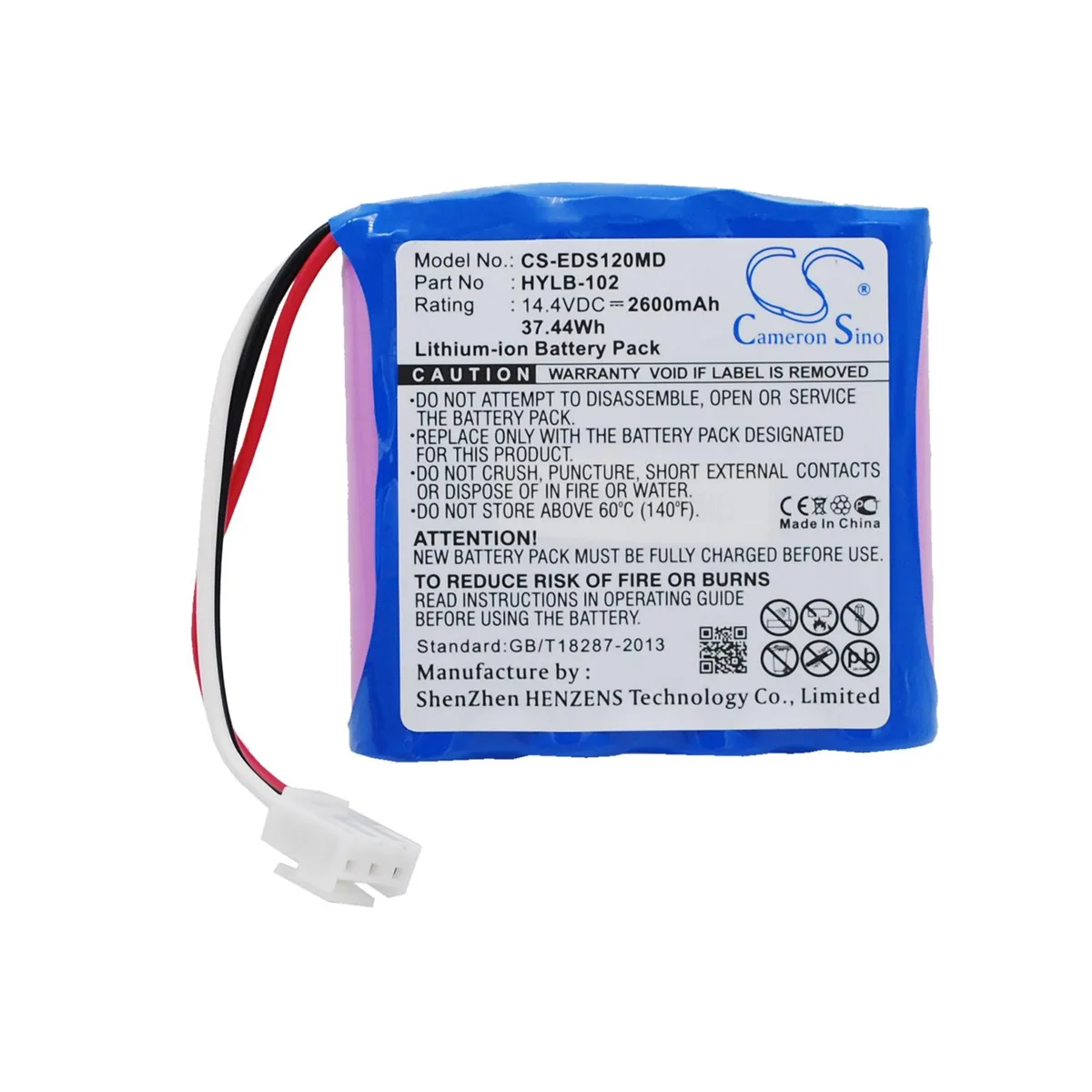 Cameron &amp; Co Cameron &amp; Co DS-CS-EDS120MD 14.4V 2600mAh Li-ion Blue — product photo