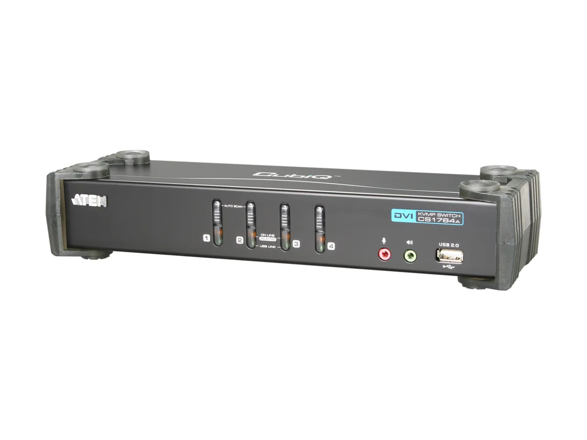 ATEN ATEN CS1764A 4-Port USB DVI Audio KVM Switch — product photo