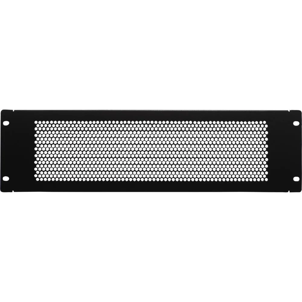 NavePoint NavePoint 3U Blank Rack Mount Panel Spacer With Venting 19-Inch Black — product photo