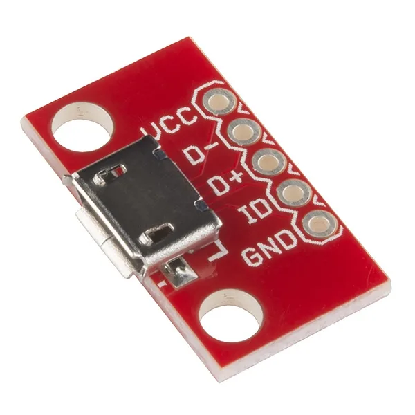 SparkFun Electronics SparkFun microB USB Breakout engineering development tool — product photo