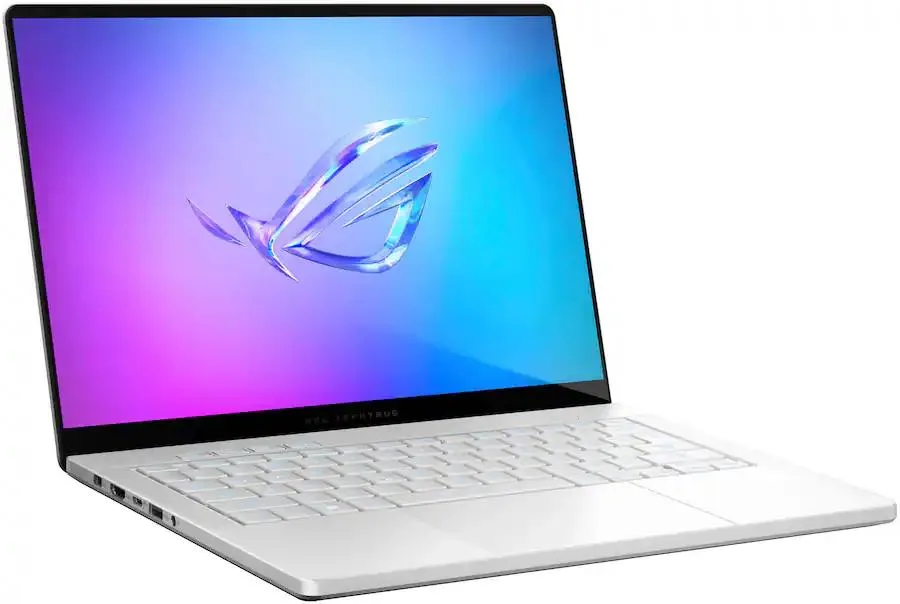 ASUS ASUS ROG Zephyrus G14 GA403WW-G14.R95080 14" 3K OLED 120Hz gaming laptop Platinum White — product photo