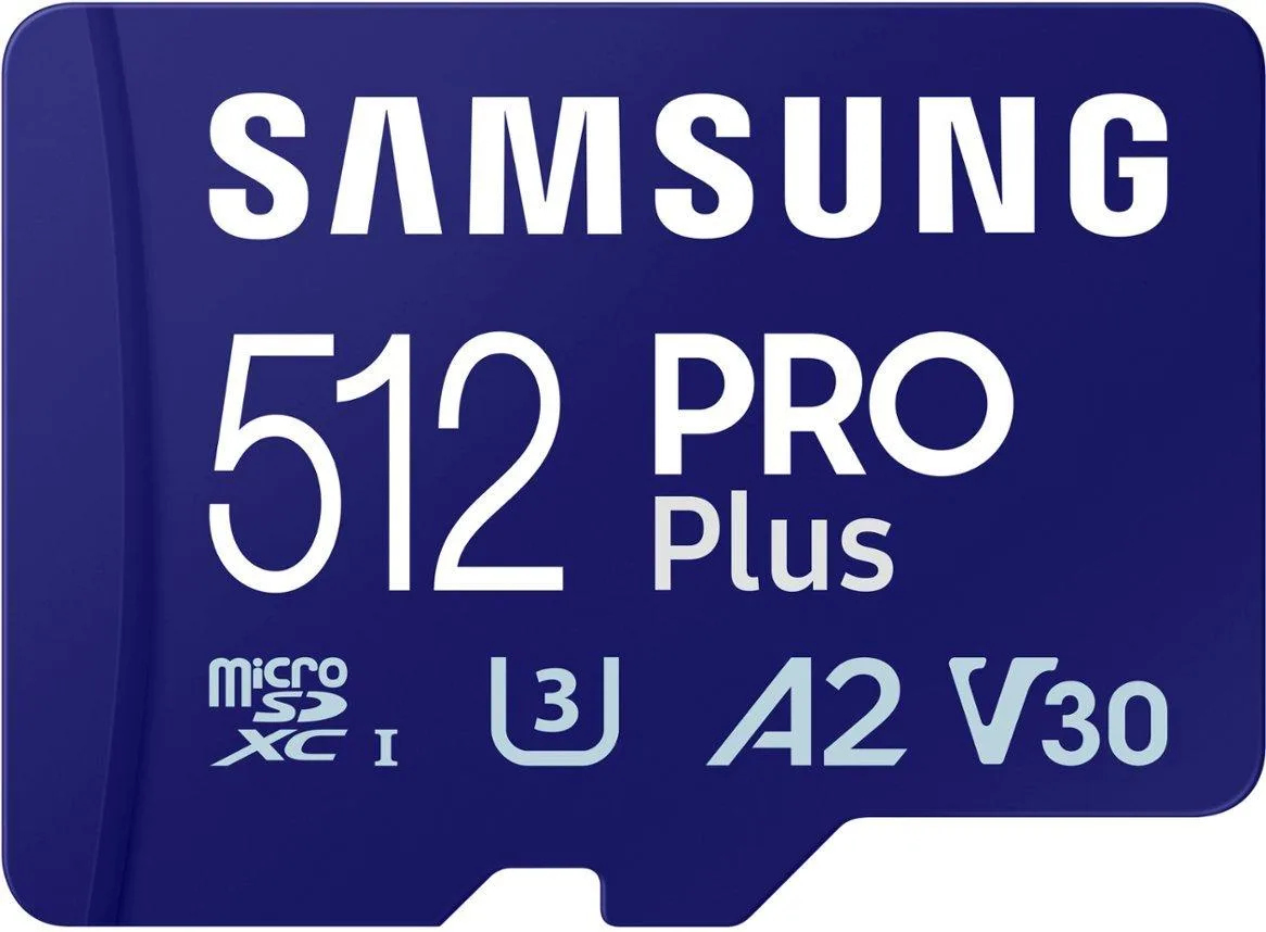SAMSUNG SAMSUNG PRO Plus 512GB microSDXC Memory Card MB-MD512SA/AM — product photo