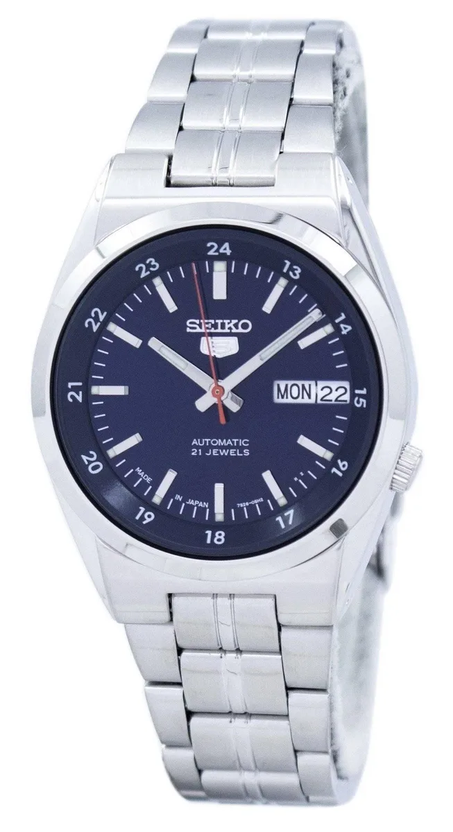 Seiko Seiko 5 SNK563J1 Automatic Watch Blue Dial 36mm 30m 21 Jewels 7S26 — product photo