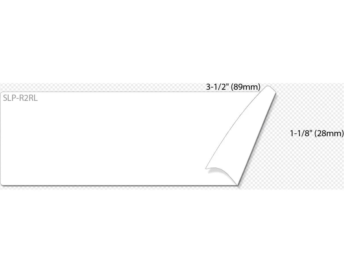 Seiko Seiko SLP-R2RL Smart Label Removable White Address Label 1.1 x 3.5 in — product photo
