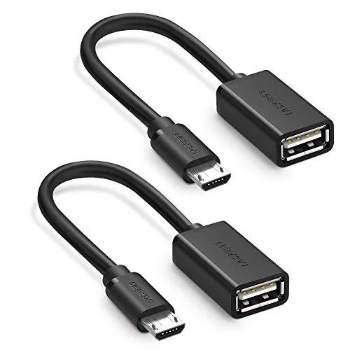 UGREEN UGREEN Micro USB 2.0 OTG Cable 2 Pack Black — product photo