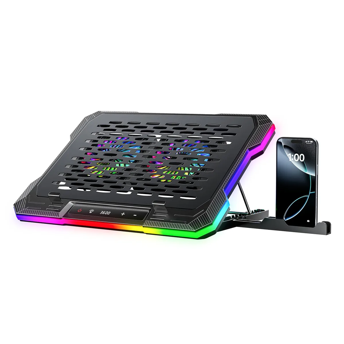  ChillCore 2 Detachable Fans RGB Gaming Laptop Cooling Pad 15.6-19.3 — product photo