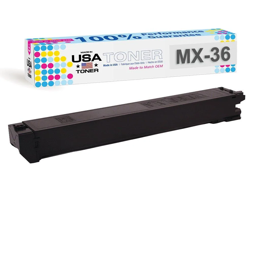 MADE IN USA TONER MADE IN USA TONER MX-36NT Compatible Black Toner Cartridge 15000 Pages — product photo